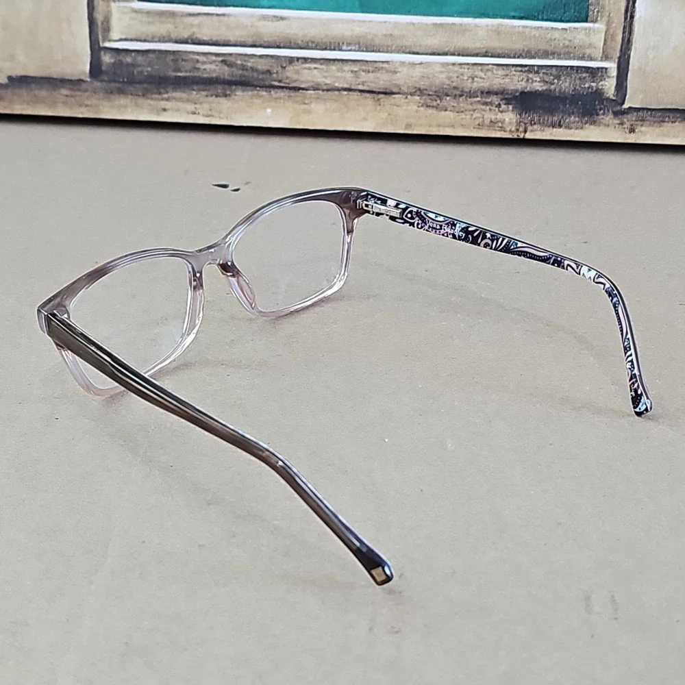 Vera Bradley Eyeglasses Womens Brown Neapolitan Grace Floral 53-15-135